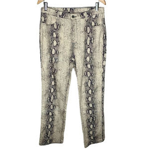 Current Air Anthropologie NEW NWT Snakeskin Pants Size Large B5-33